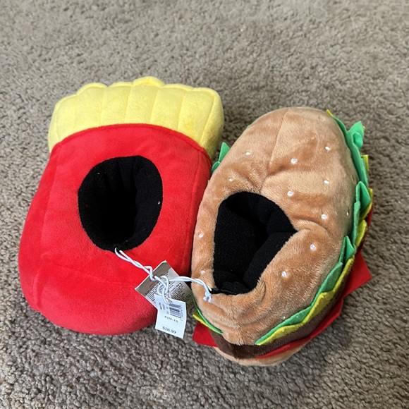 Burger and Fries Slippers - Picture 2 of 4